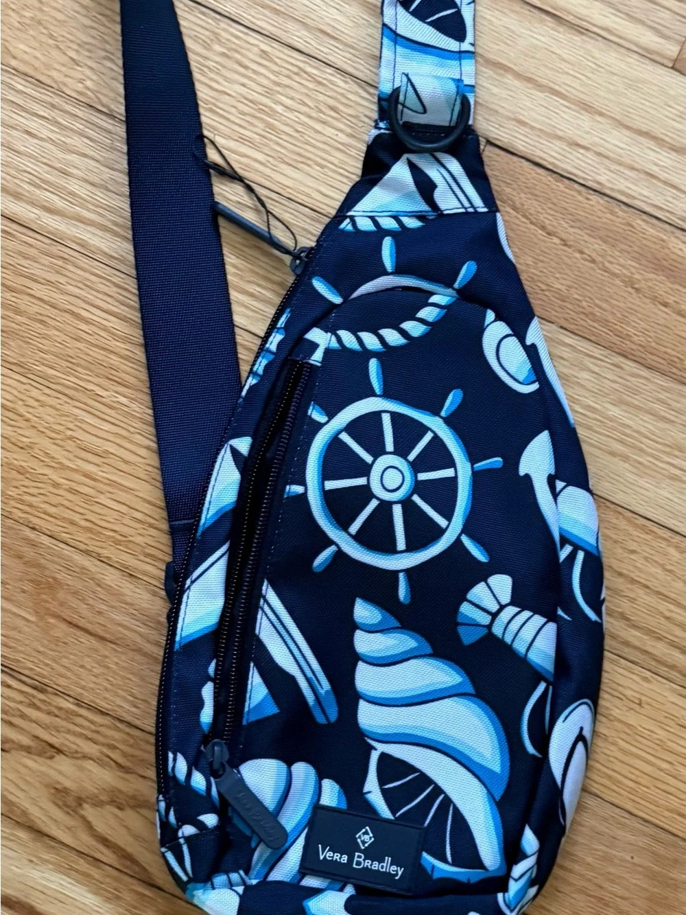 New Vera Bradley shore Enough crossbody sling backpack